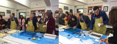 İskilip Sultan Hatun MTAL’de “EBRU ATÖLYESİ” Açıldı