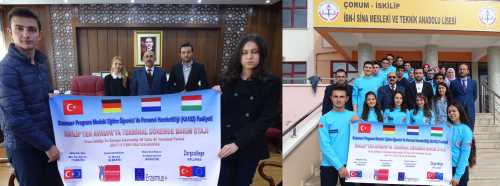 İSKİLİP'TEN AVRUPA'YA STAJ YOLCULUĞU