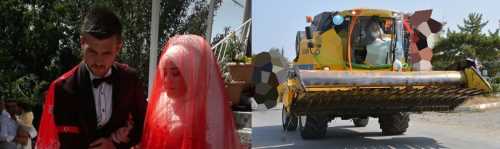 İskilipli Gençler Biçerdöveri gelin arabası yaptı