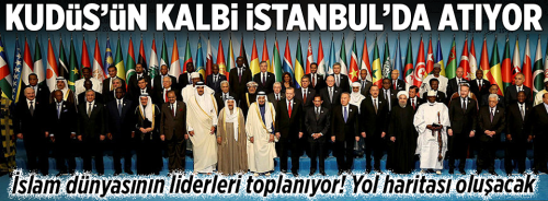  İslam Örgütü İstanbul’da Kudüs için toplanıyor