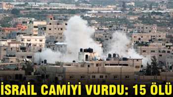 İsrail cami çıkışı füze yağdırdı