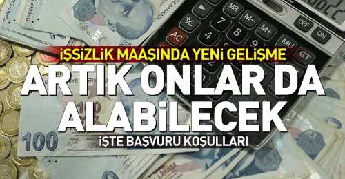 İşsizlik maaşında son dakika gelişmesi!