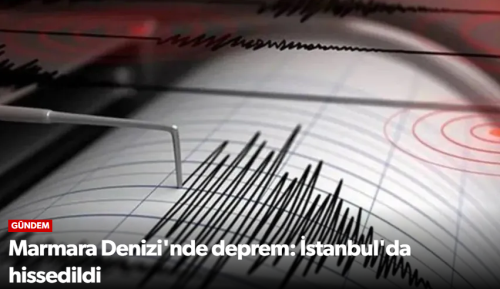 İstanbul'da 6.2 Büyüklüğündeki Deprem Marmara'yı  Salladı!