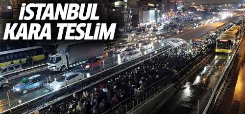 İstanbul'da Kara Teslim Oldu!