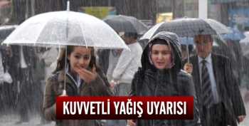 İstanbul'daKuvvetli yağış uyarısı