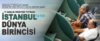 İstanbul dünyada birinci sıraya yükseldi