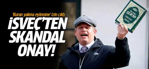 İsveç'ten skandal onay! 