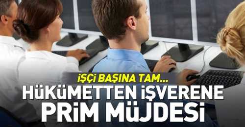 İşverene Prim Desteği Müjdesi