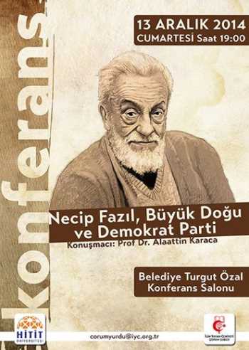 İYC’NİN KONFERANSI YARIN