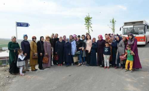 Kadın Kültür ve Sanat Merkezi kursiyerleri ağaç dikti