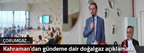 Kahraman’dan gündeme dair doğalgaz açıklaması