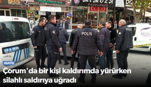 Kaldırımda Yürüyen Baba oğul'a Pompalı Saldırı!
