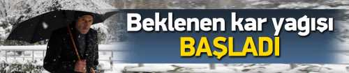 Kar İstanbul'a Trakya'dan giriş yapacak Kars'tan çıkacak