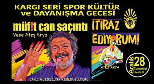 Kargı Serispor'a  Destek gecesi