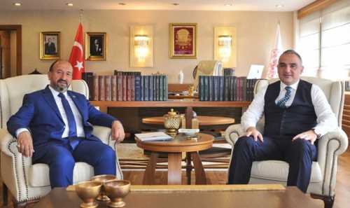 Kavuncu, Kültür ve Turizm Bakanı Ersoy ile görüştü