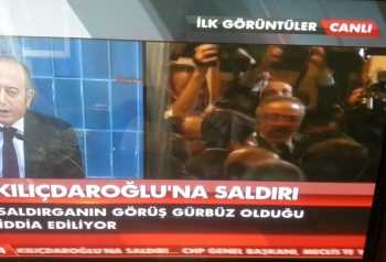 Kemal Kılıçdaroğlu'na yumruklu saldırı