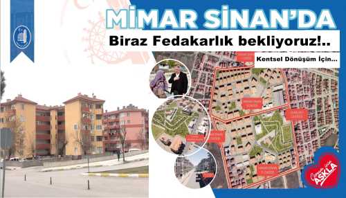 Kentsel dönüşüm için "vatandaşlarımız biraz fedakarlık yapsın"