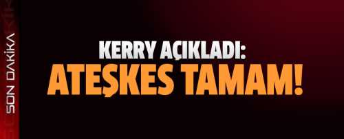 Kerry Suriye'de ateşkesin 1 hafta içinde uygulanması için anlaşmaya varıldığını açıkladı.
