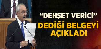 Kılıçdaroğlu: "Dehşet Verici Bir Belge Açıklayacağım"