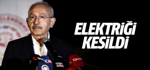 Kılıçdaroğlu'nun evinin elektriği kesildi