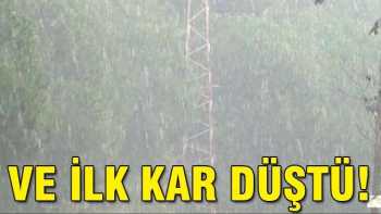 Kış'ın ilk bereketi İstanbul'a  düştü !