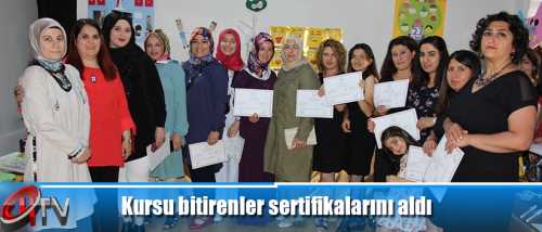 KKM Kursu bitirenler sertifikalarını aldı