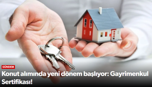 Konut alımında yeni dönem başlıyor!