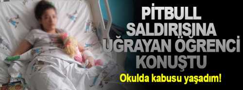  Köpeğin saldırması sonucu yaralanan kız öğrenci konuştu