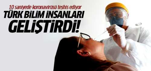 Koronavirüs teşhisi 10 saniyede yapılacak