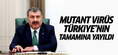 Koronavirüsün Mutantları Türkiye'nin Tamamına Yayıldı