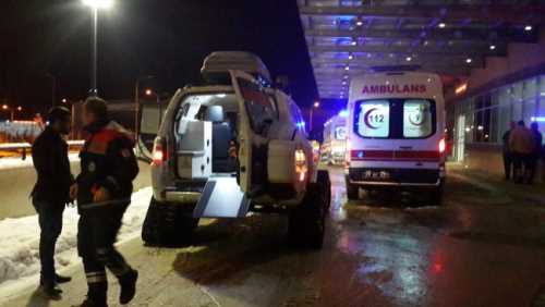 Köy yollarında karpaletli ambulans hayat kurtardı
