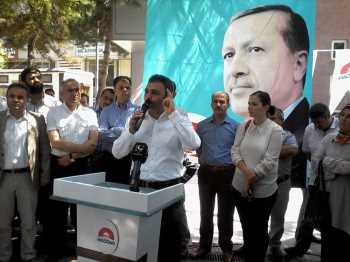 Külcü Hürriyet Parkında Erdoğan'a destek istedi