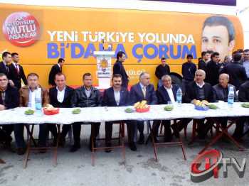 KÜLCÜ:YUKARI SANAYİ ESNAFI İLE ÖĞLE YEMEĞİNDE BULUŞDU