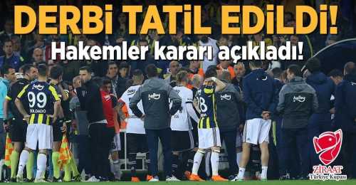 Kupada Yarı Final Maçı Tatil Edildi