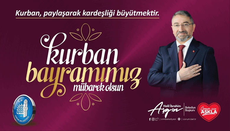 Kurban Bayramı mesajı 