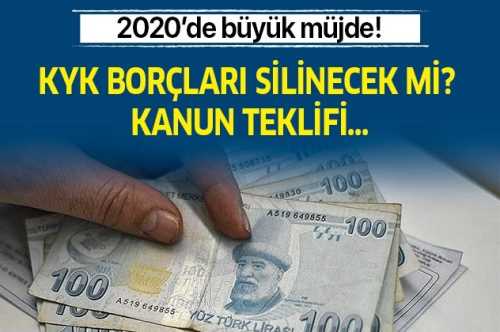 KYK borçları silinecek mi?