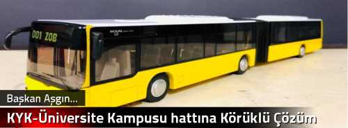 KYK-Üniversite Kampusu hattına Körüklü Çözüm