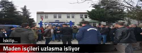 Maden işçileri uzlaşma işliyor