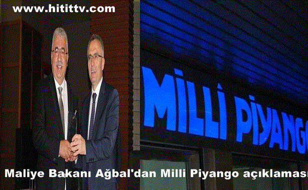 Maliye Bakanı Ağbal'dan Milli Piyango açıklaması