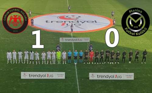 Manisa FK 0-1 AHL Çorum FK 