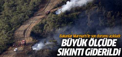 Marmaris'te sıkıntı büyük ölçüde giderilmiş durumda