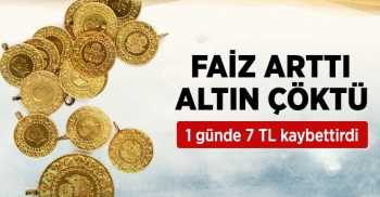 MB'nin  Faiz Kararı, Altın Fiyatlarını Düşürdü