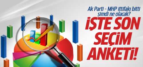 Mediar Araştırma'dan seçim anketi! 