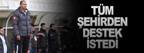  Mehmet Aurelio Tüm şehirden destek istedi