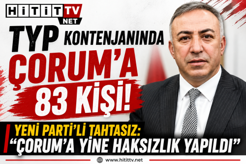Mehmet Tahtasız TYP Kontenjanını Gündeme Taşıdı