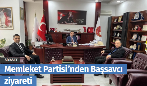 Memleket Partisi Başsavcı Bektaş'ı Ziyaret Etti!
