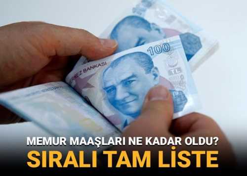 Memur Maaşları Ne Kadar Oldu!