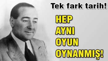 Menderes'e atılan büyük iftira