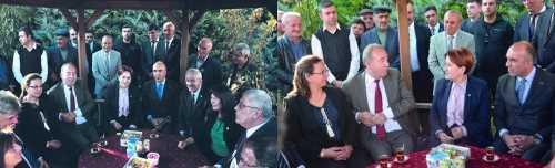 Meral Akşener Şahiner'i ziyaret etti 