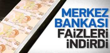 Merkez Bankası faiz 9.5 indirdi